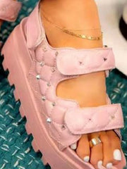 Fly Platform Gladiators Studded Sandals