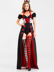 Halloween Royal Red Queen Costume