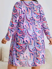 Plus Size Three Piece Floral Print Short Set