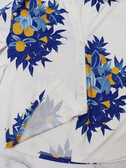 Two Piece Long Sleeve Floral Shorts Sets