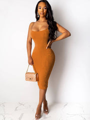 Two Piece Long Sleeve Coat Spaghetti Strap Dress