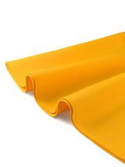 Bow Tie Sheer Lantern Sleeve Party A-Line Dress