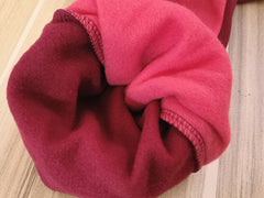 Two Piece Color Block Fleece Pullover Long Pants