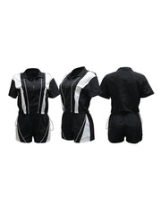 Sporty Patchwork Top Shorts Set