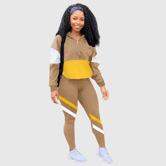 Color Contrast Casual Set