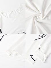 Long Sleeve Printed Bodycon Mini Dress