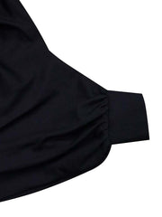 Long Sleeves Button Loose Mini Shirt Dress