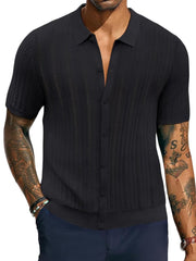 Mens Causal Knit Shirts