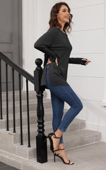 Long Sleeve Loose Fit Top