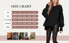 Crew Neck Long Sleeve Pullover Top