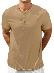 Mens Short Sleeve Henley Shirts