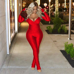 Two Piece Off Shoulder Top Bodycon Flared Pants