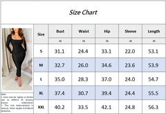 Long Sleeve Square Neck Bodycon Maxi Dress