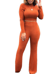 Turtleneck Knit Sweater Set