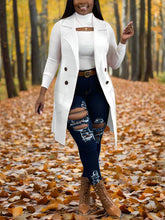 Solid Color Lapel Sleeveless Button Down Vest Jacket