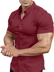 Mens Short Sleeve Button Down Shirts