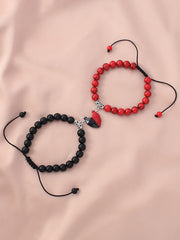 Adjustable Drawstring Magnetic Attraction Couple Bracelets