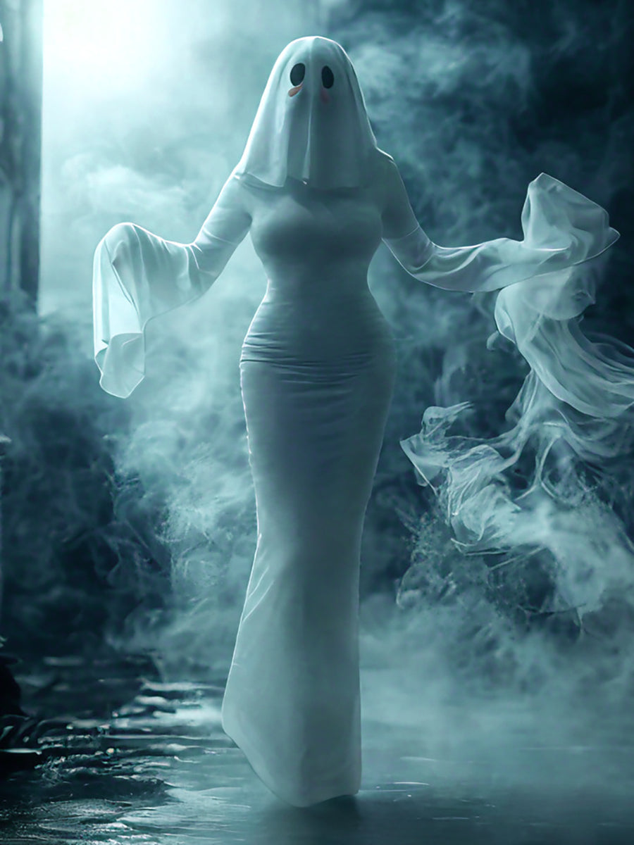 Halloween Costume Ghost Cosplay Dress