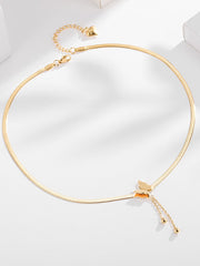 Sweet Butterfly Tassel Necklace