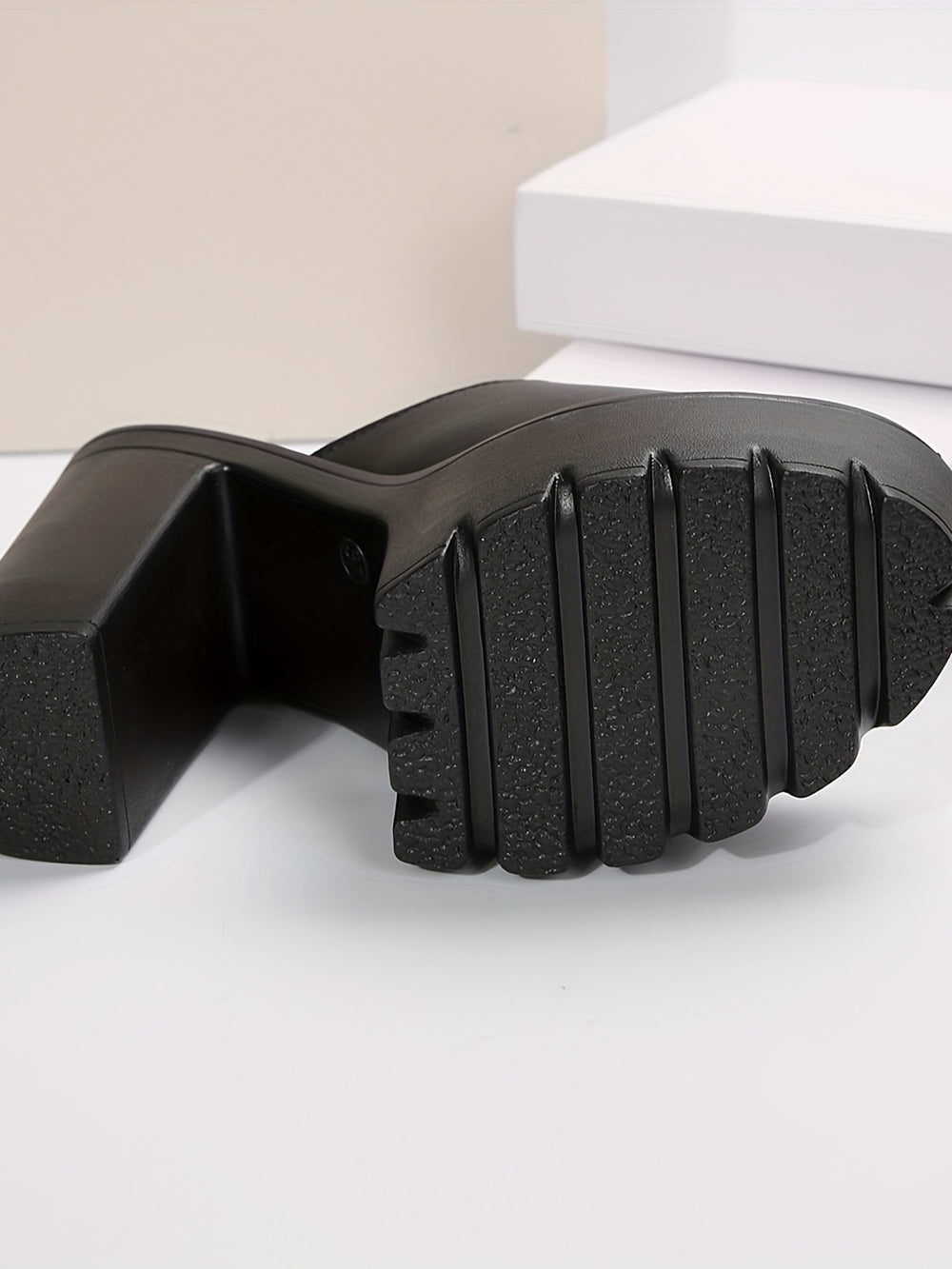 Solid Color Chunky Platform Slides