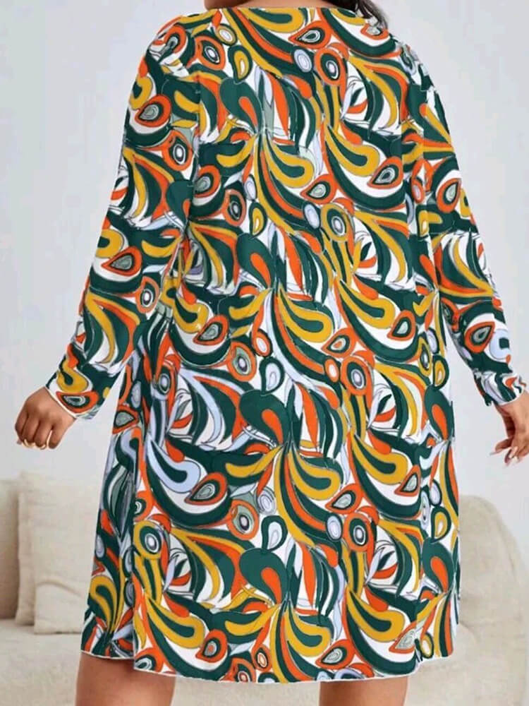 Plus Size Three Piece Floral Print Short Set