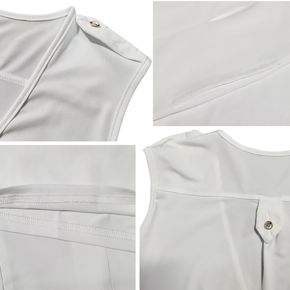 Sleevelesss V Neck Solid Wide Leg Jumpsuit