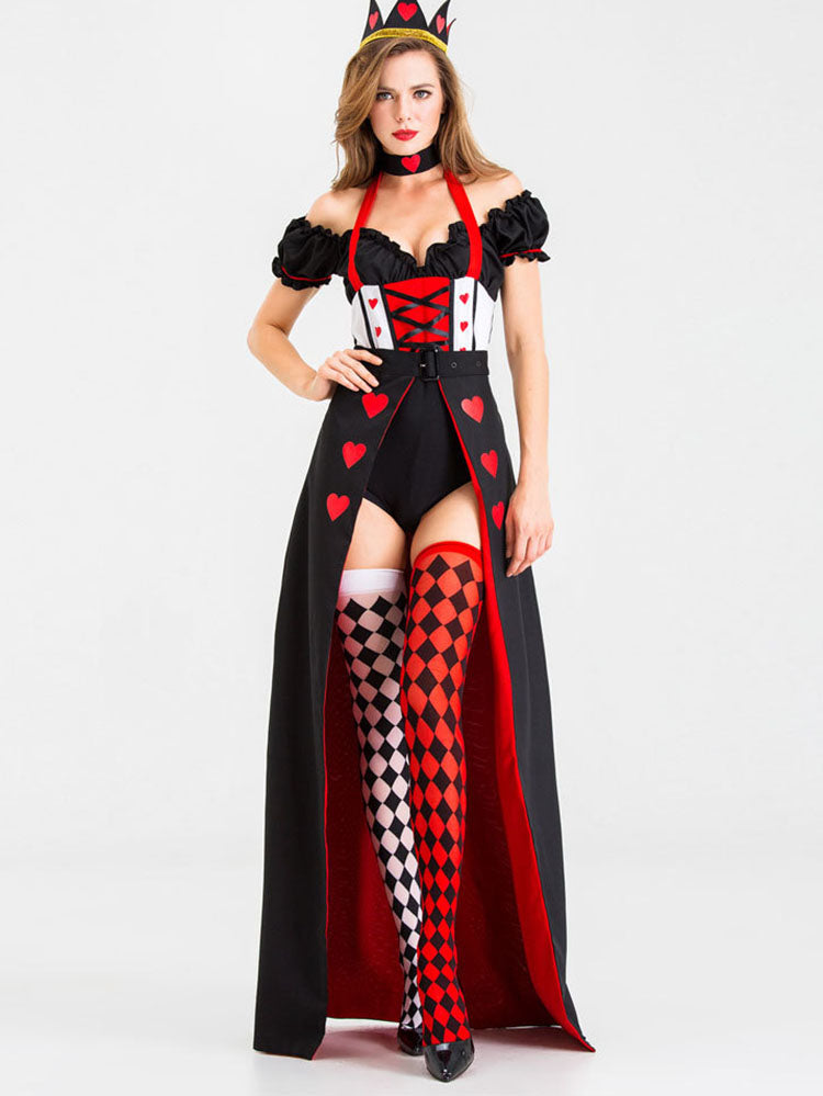 Halloween Royal Red Queen Costume