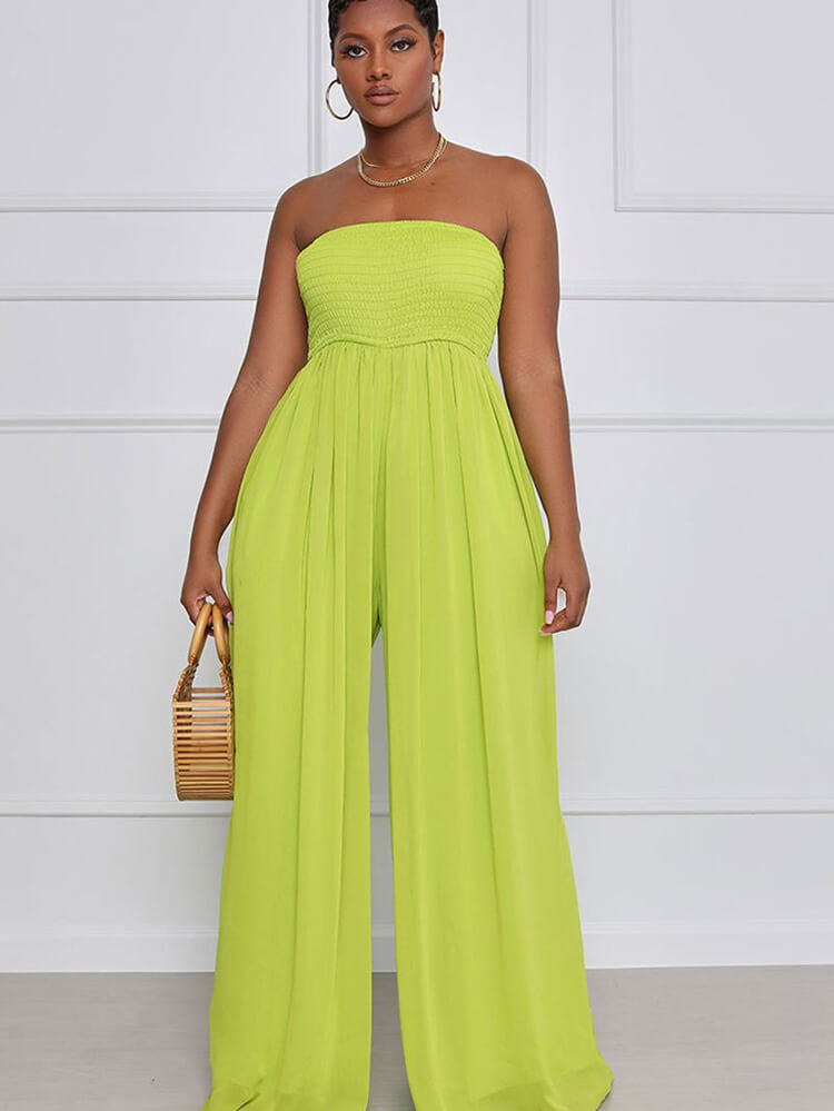 Off Shoulder Flare Bottom Jumpsuit