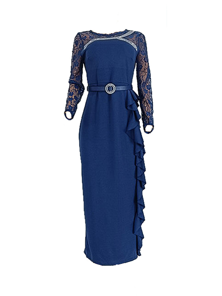 Plus Size Rhinestone Embellished Dress