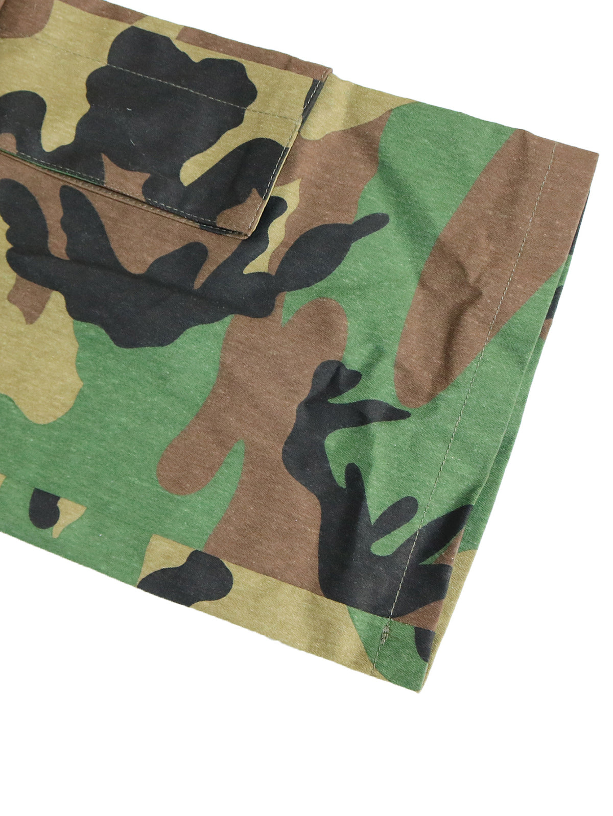 Camouflage Cargo Straight Leg Pants