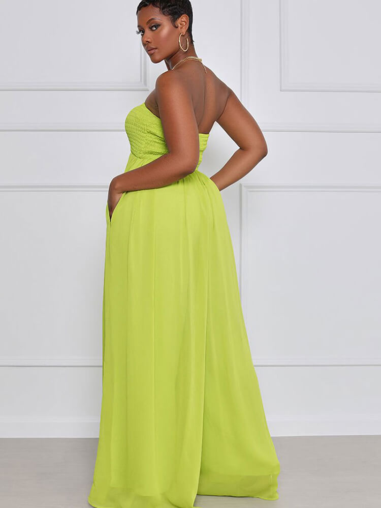 Off Shoulder Flare Bottom Jumpsuit