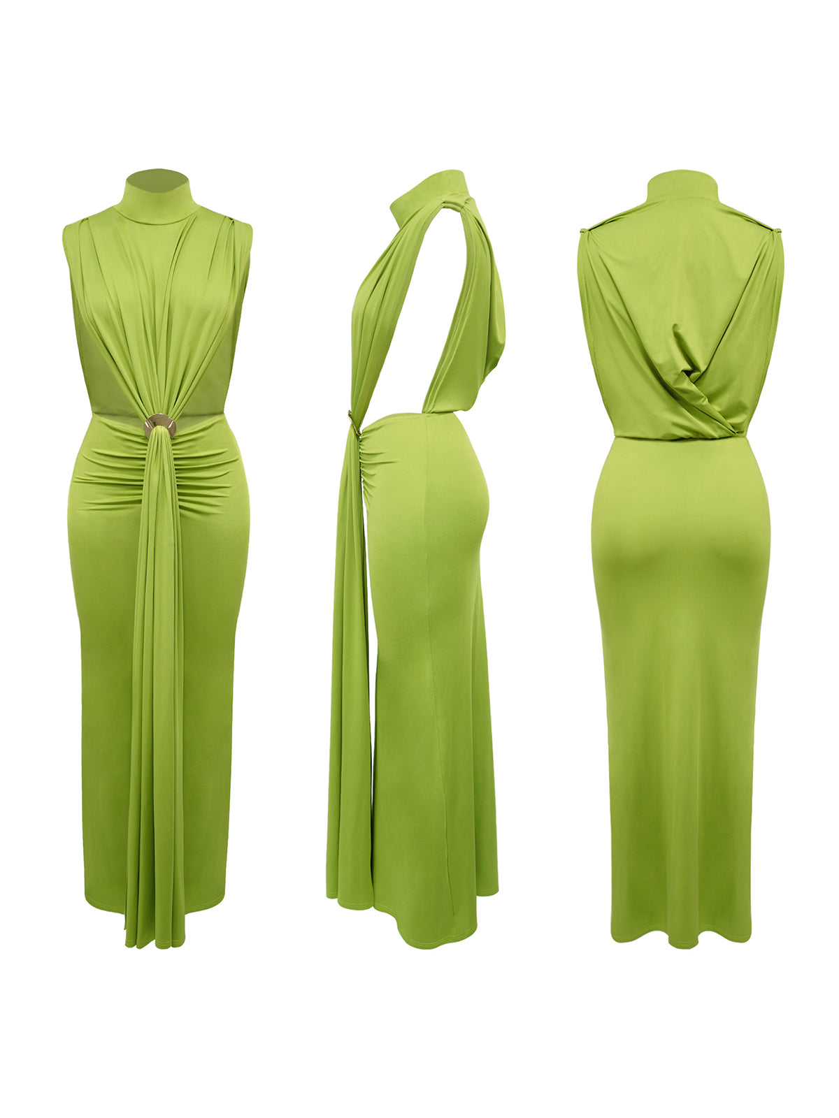 Cutout Twist Maxi Dress