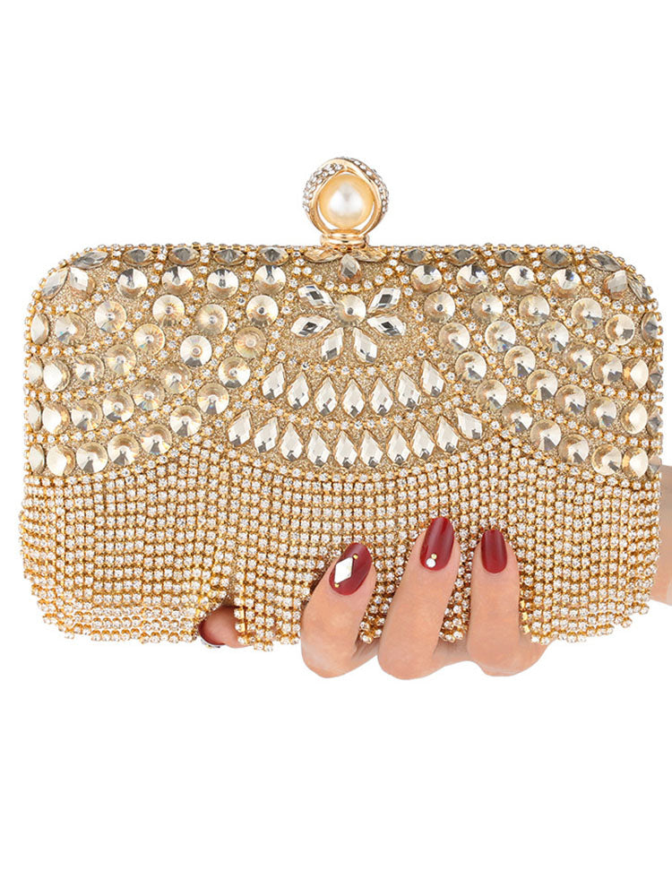Rhinestone Tassels Party Crossbody Bags