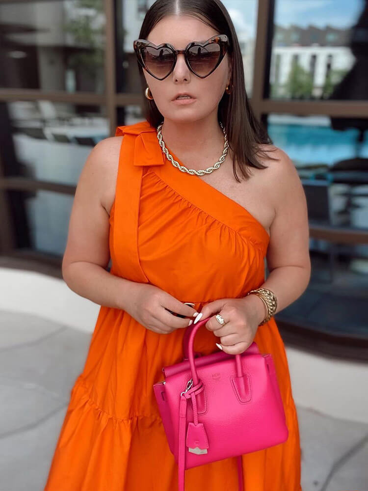 One Shoulder Sleeveless Swing Maxi Dress