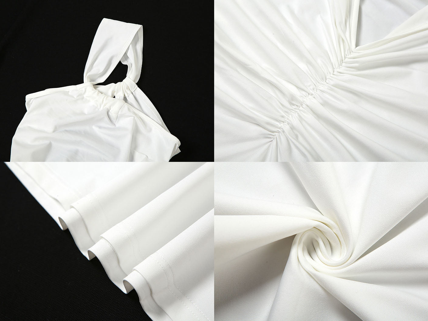 Sleeveless One Shoulder Bodycon Maxi Dress