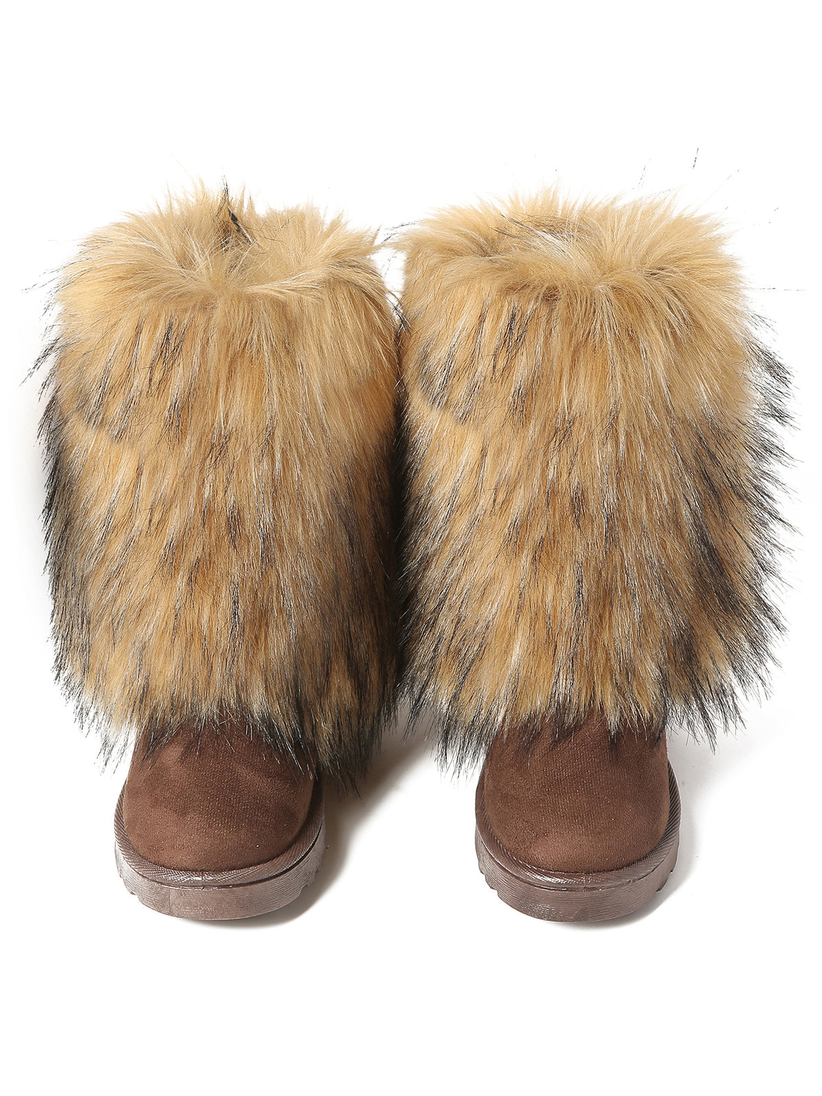 Y2K Fur Platform Mid-Calf Winter Boots