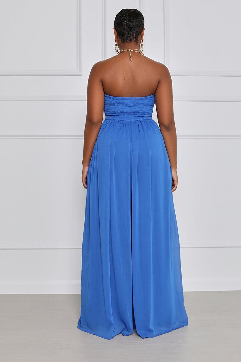 Off Shoulder Flare Bottom Jumpsuit