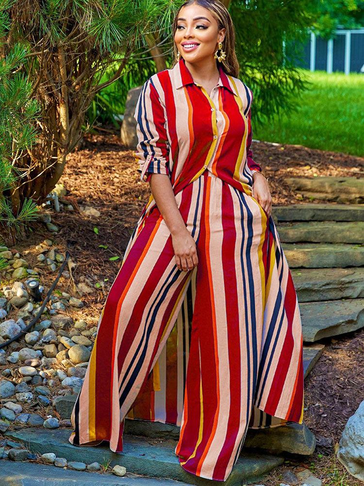 Two Piece Long Top Long Pants Outfits