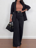High Waist Straight Leg Pants