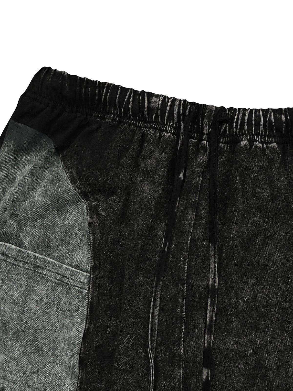 Two Pieces Solid Color Ruched Pants Set