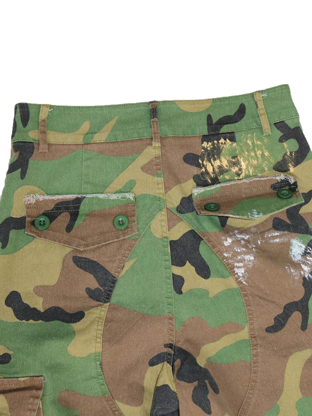 Camouflage Distressed Cargo Pants