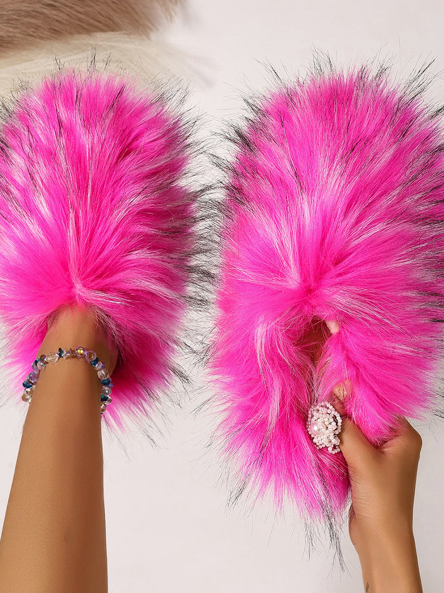 Winter Fur Slippers