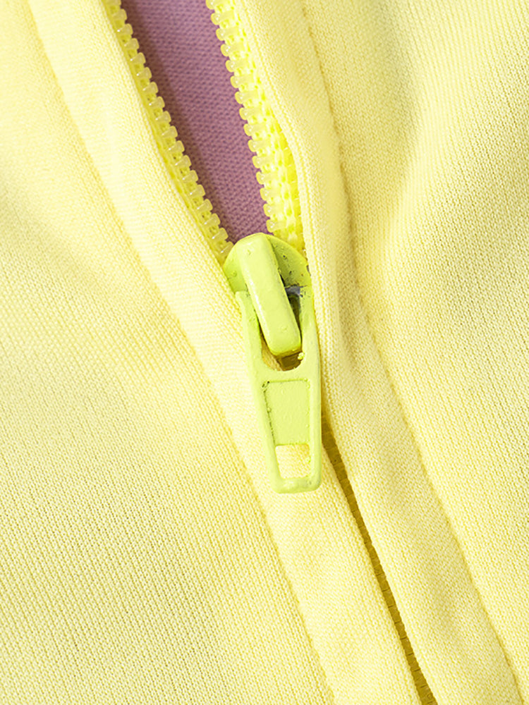 Stand Collar Slim Fit Jacket and Shorts Set