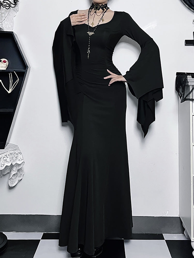 Halloween Costume Gothic Maxi Dress