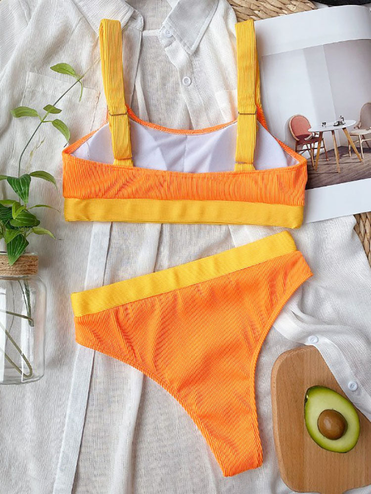 Two Piece Tank Top Brief Swimsuit