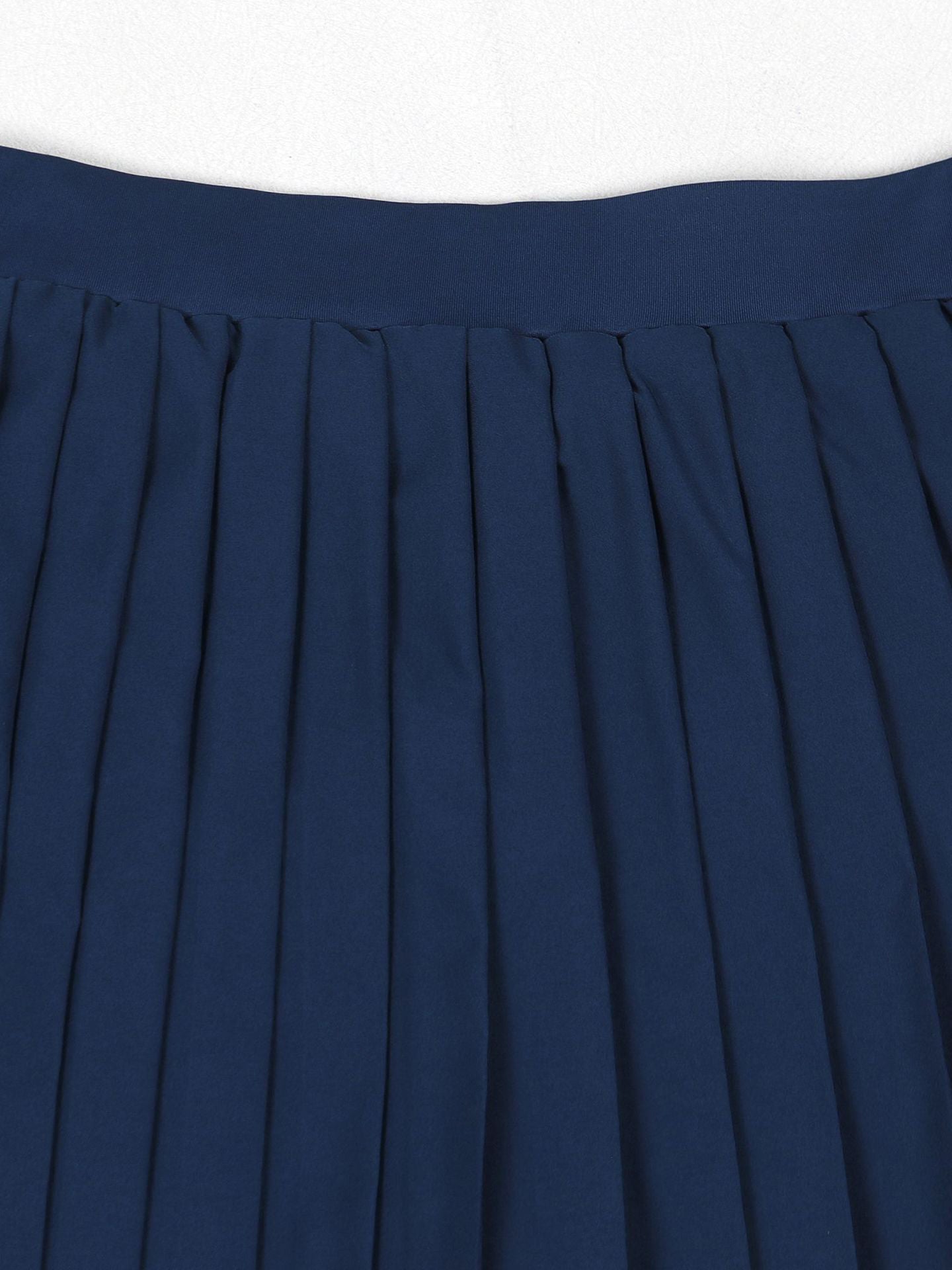 Printed Pullover Sweatshirt & Pleated Skirt Set