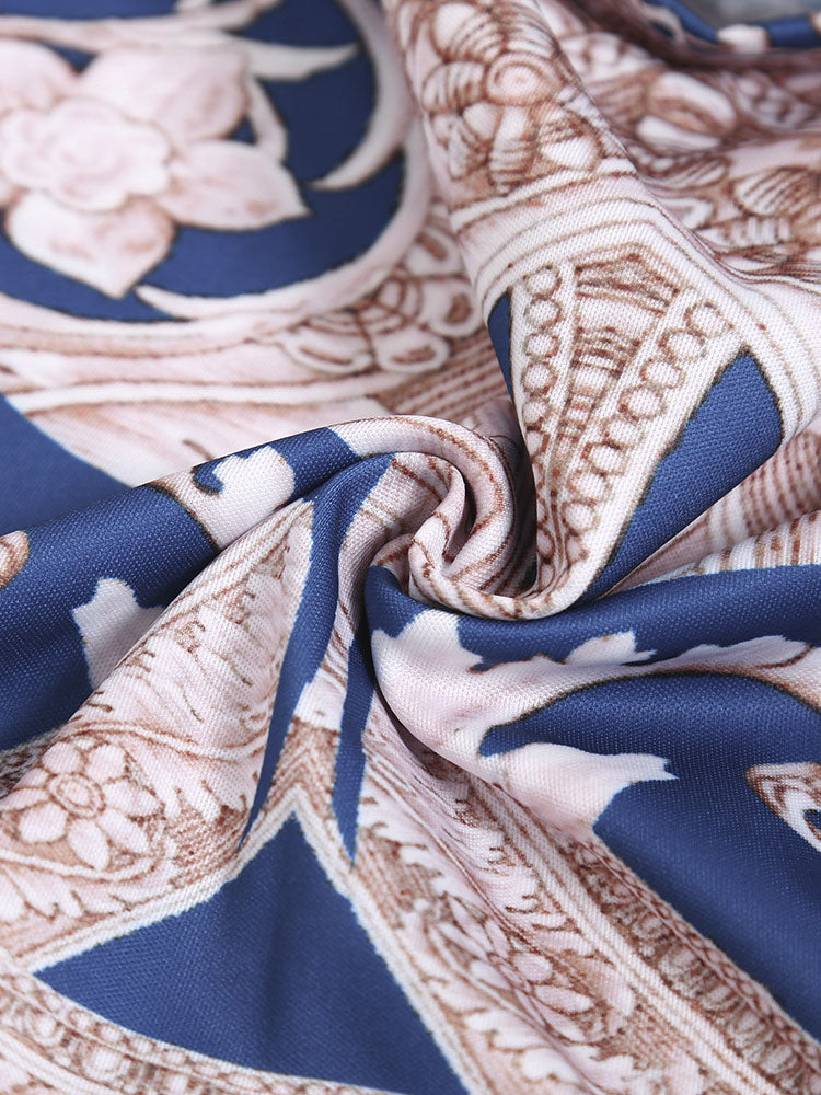 Two-Piece Print Pants Set