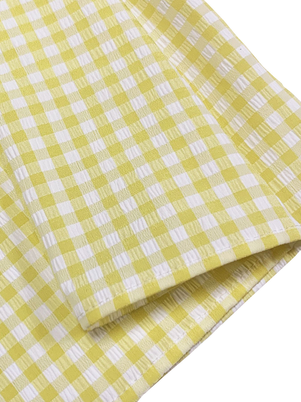 Bow Tie Print Top Denim Plaid Wide-Leg Pants Sets