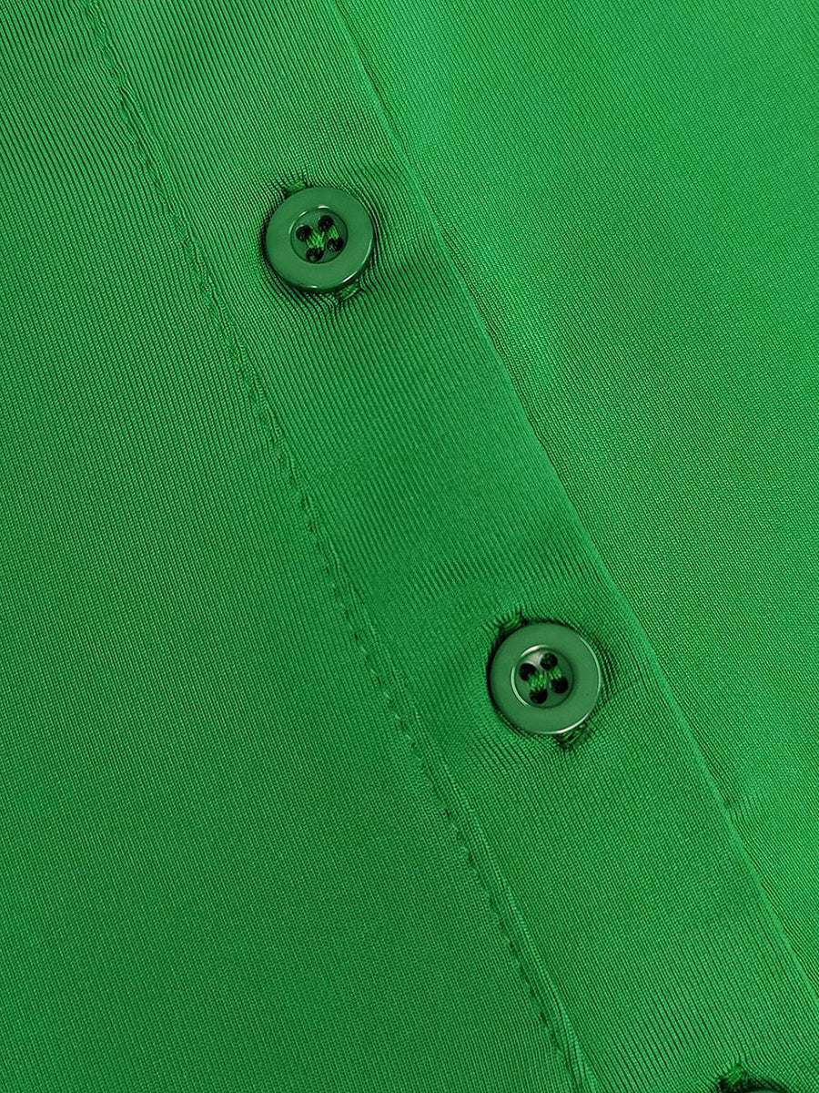 Two Pieces Short Sleeve Ruffle Trim Jumpsuit