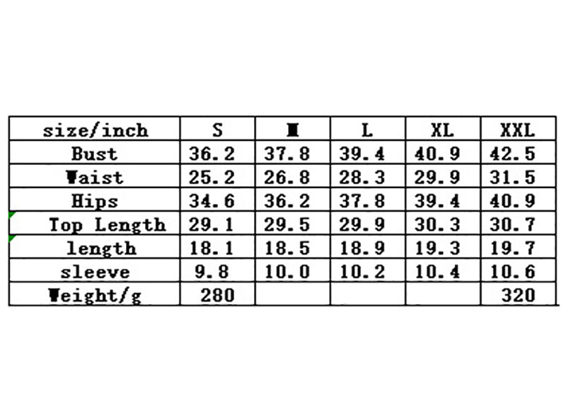 Two Piece Short Sleeve  Skinny Shorts Sets